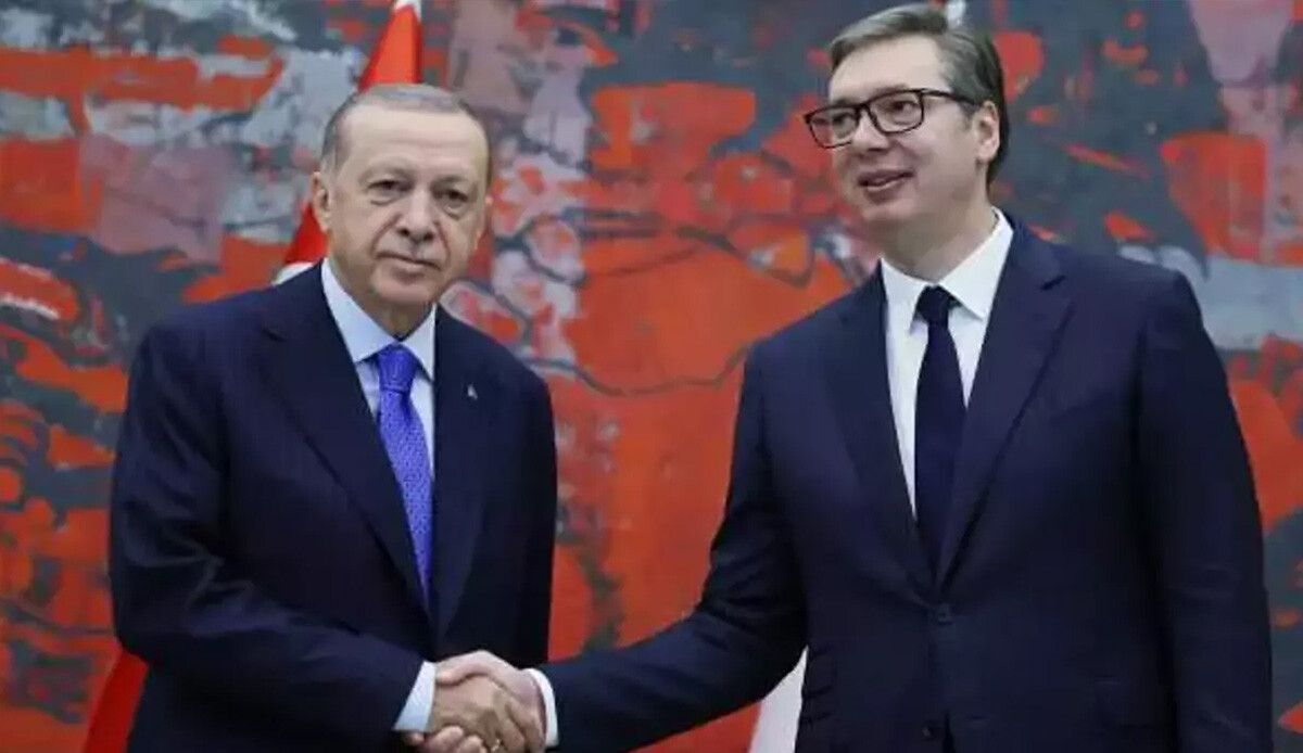 Sondakika! Erdoğan, Sırbistan Cumhurbaşkanı ile görüştü