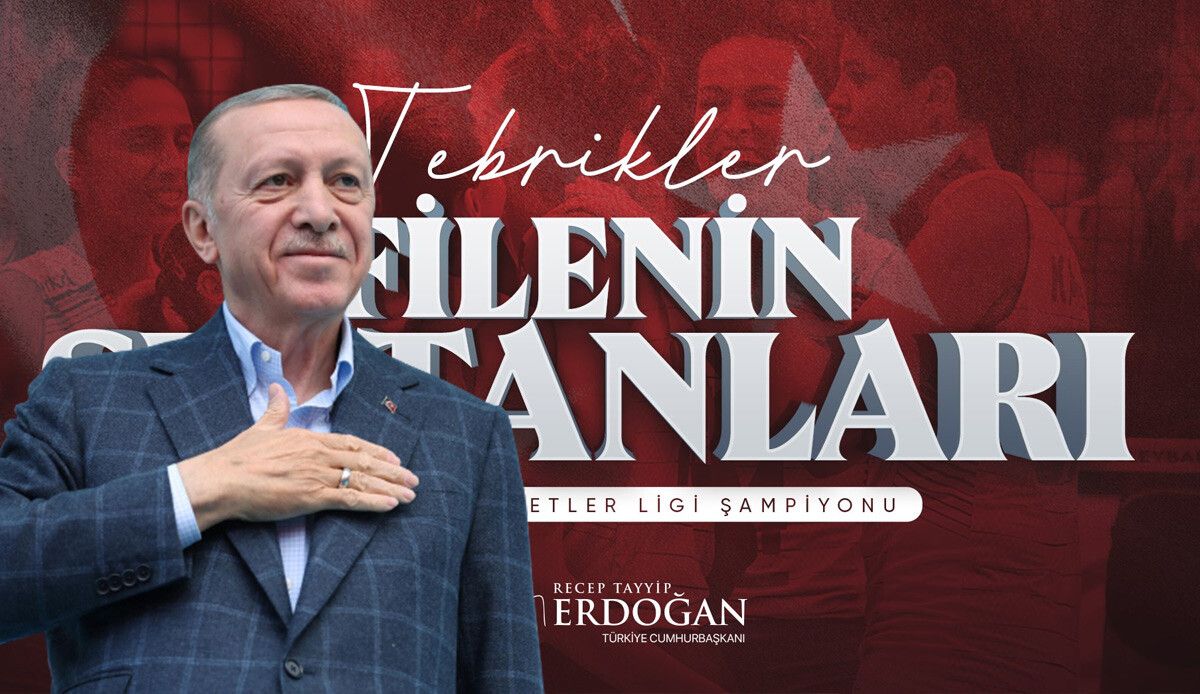 Cumhurbaşkanı Erdoğan&#039;dan A Milli Kadın Voleybol Takımı&#039;na tebrik
