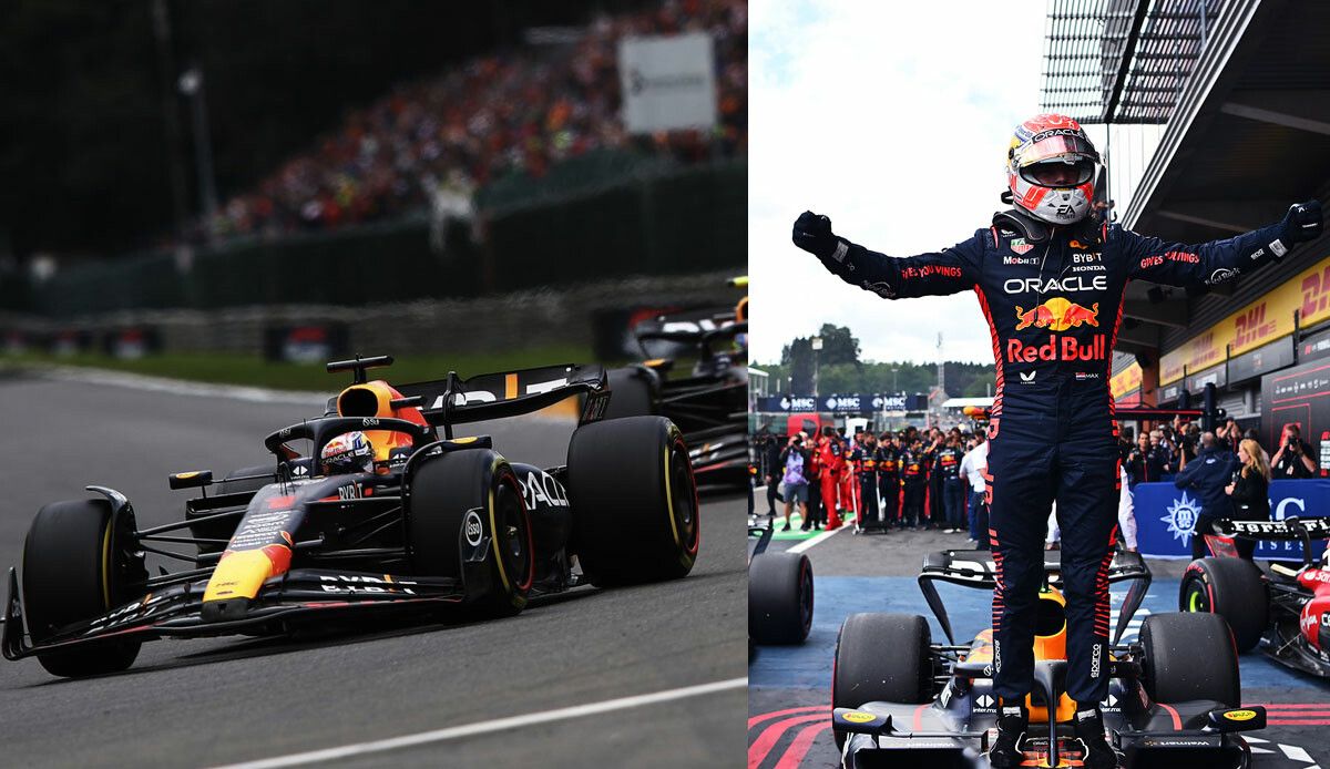 Max Verstappen seriye taktı, Belçika Grand Prix&#039;nde Red Bull&#039;dan Formula 1 rekoru geldi