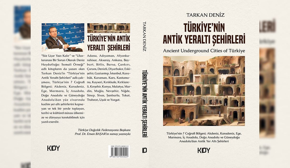 Tarihe ışık tutacak eser yayında! Türkiye’nin Antik Yer Altı Şehirleri