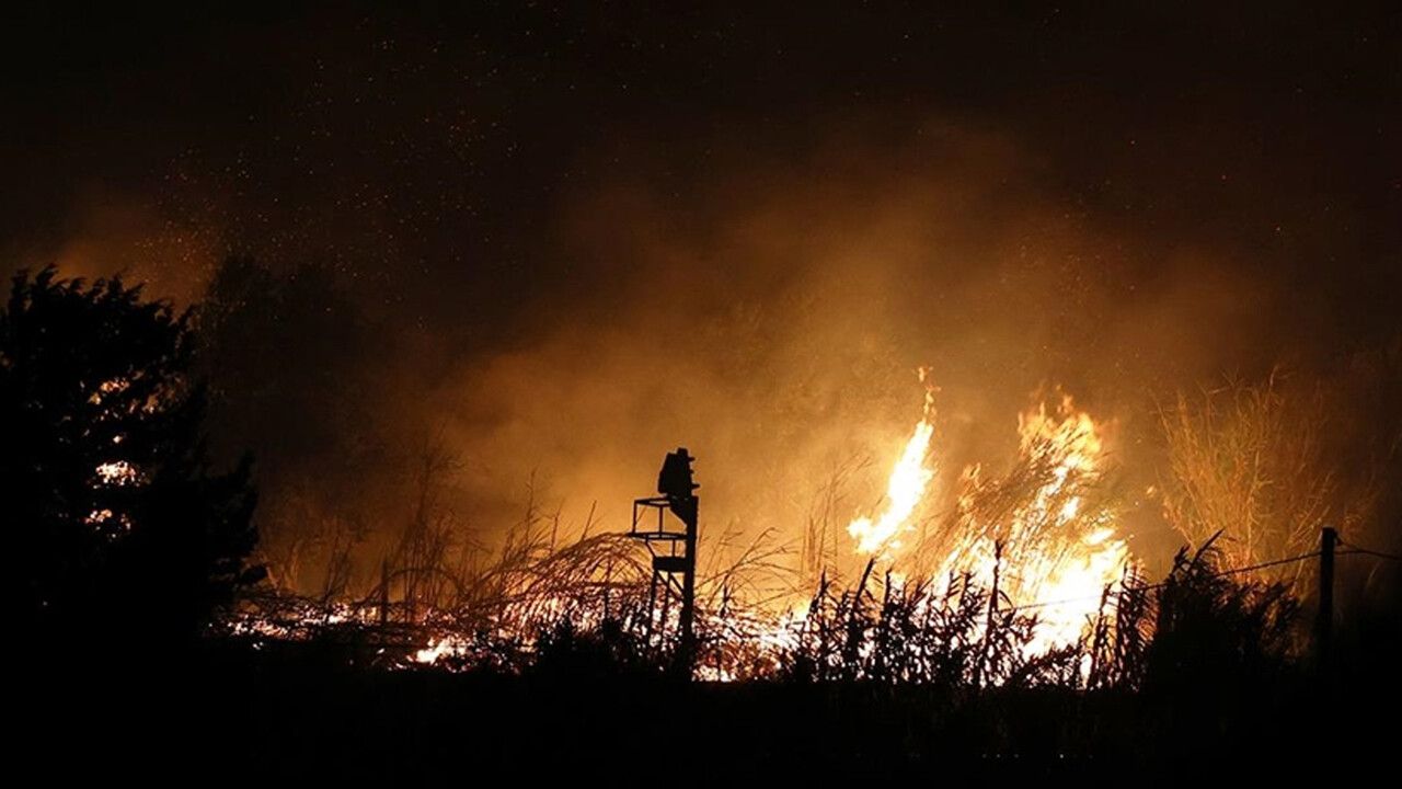 Sicilya&#039;da orman yangınları yerleşim yerlerini tehdit ediyor