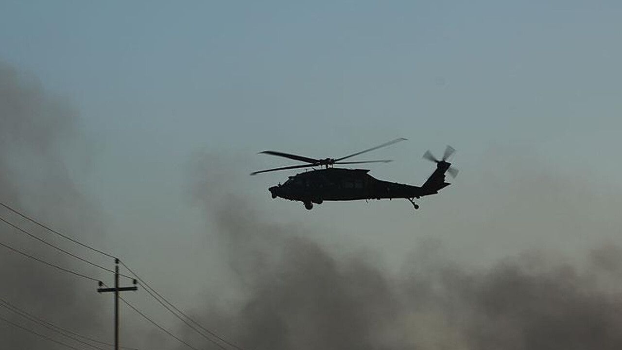 Irak Hava Kuvvetleri’ne ait askeri helikopter düştü: 2 pilot yaralı