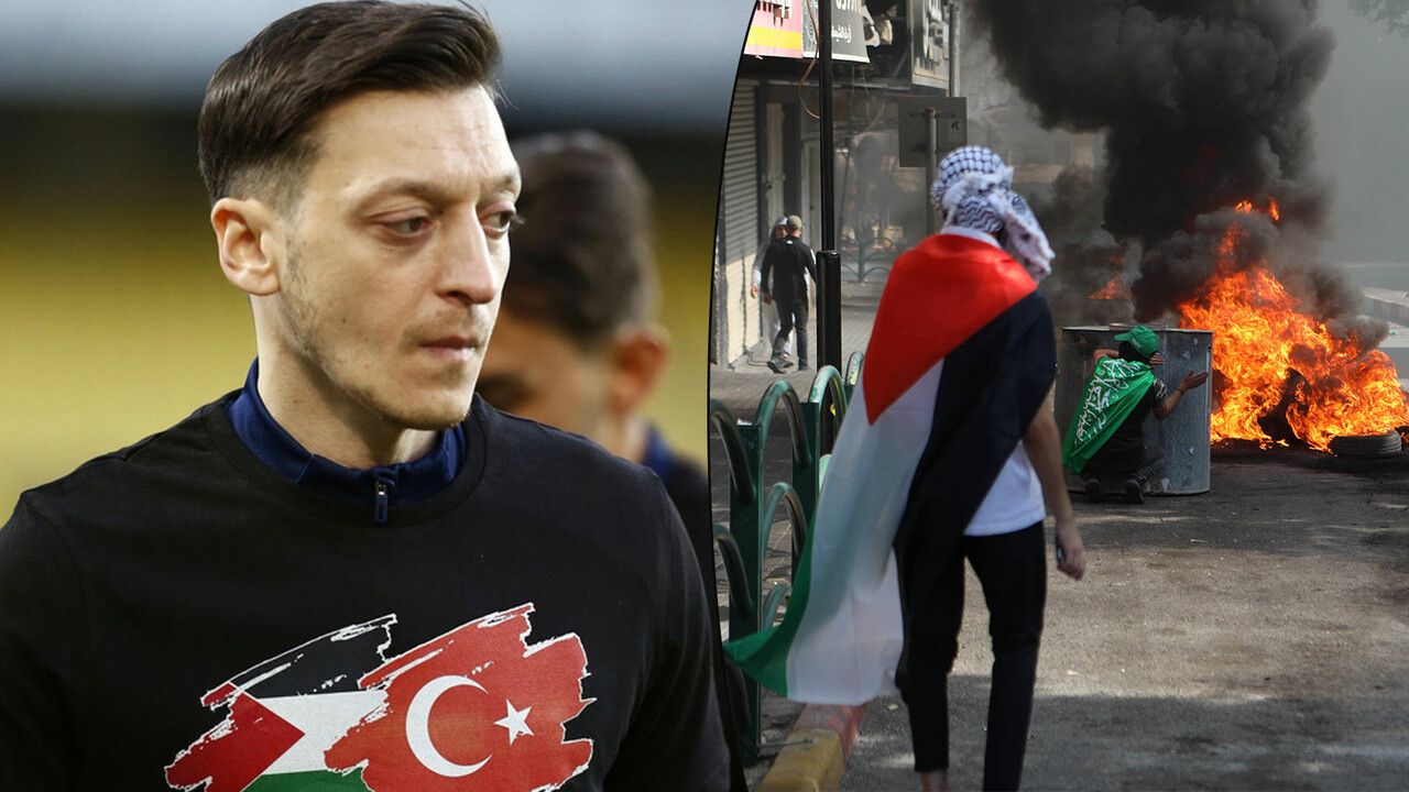 Mesut Özil&#039;den Filistin paylaşımı: Çok yürek parçalayıcı