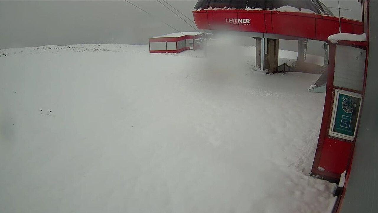 Erciyes&#039;te kar kalınlığı 30 santimetre!