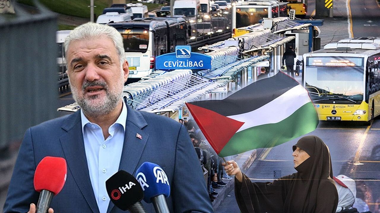 Son Dakika! Büyük Filistin Mitingi öncesi AK Parti&#039;den açıklama: Toplu taşıma vatandaşlar için ücretsiz olacak