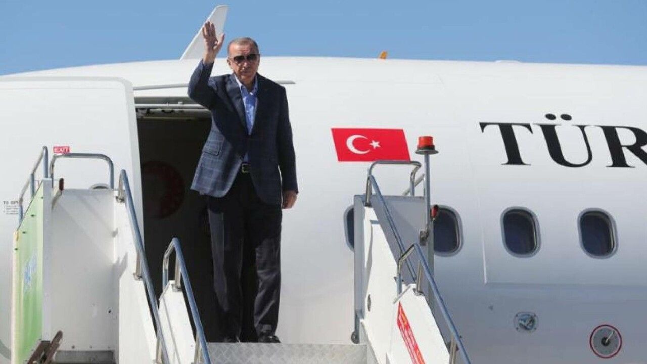 Cumhurbaşkanı Erdoğan, Kazakistan’daki temasların ardından yurda döndü