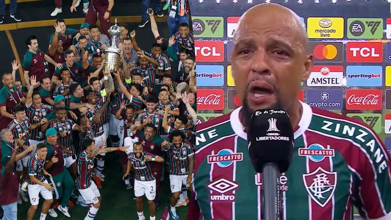 Fluminense tarihinde ilk kez Libertadores şampiyonu oldu! Felipe Melo hüngür hüngür ağladı