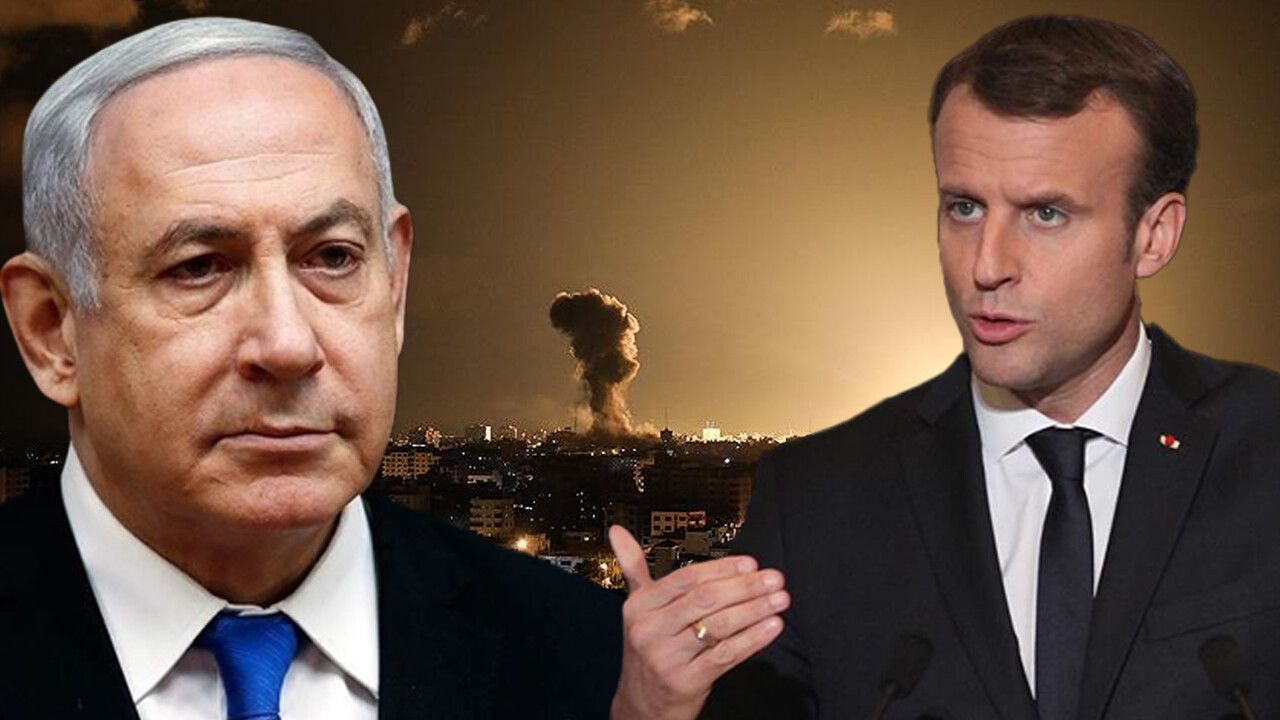 Fransa ve İsrail arasında ateşkes gerilimi! Macron &#039;Bebekler ölüyor, meşruiyeti yok dedi: Netanyahu cevap verdi