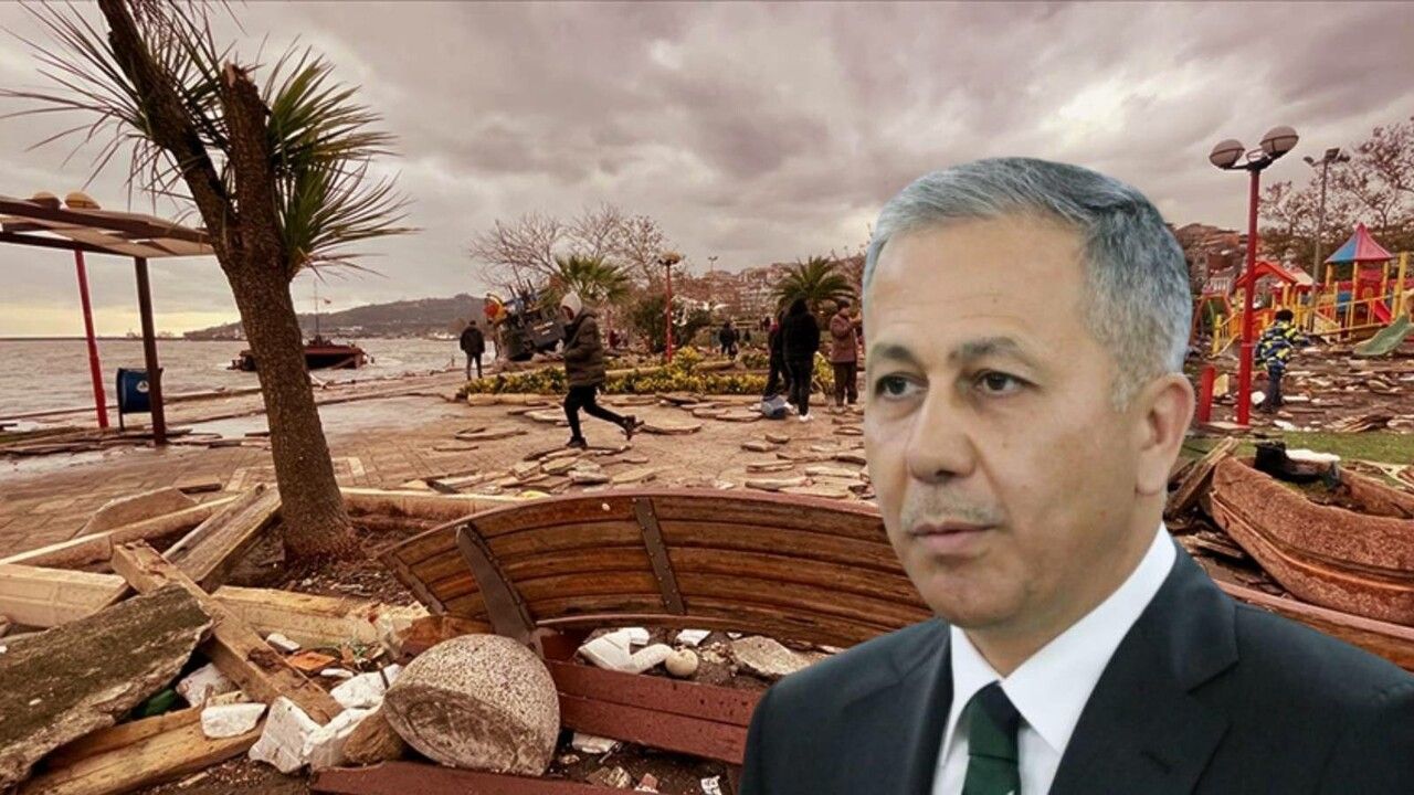 İçişleri Bakanı Yerlikaya: Karadeniz Ereğli afet bölgesi ilan edildi