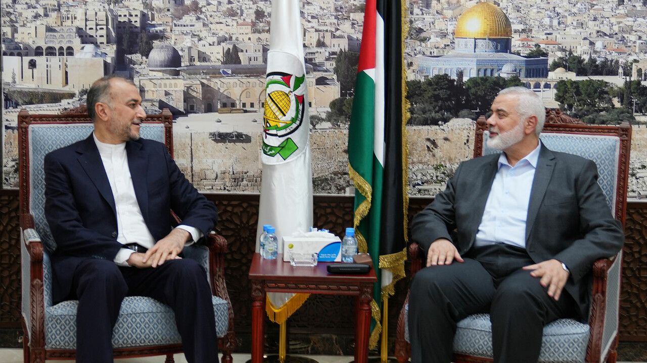 İranlı Bakan ile Hamas lideri Heniyye görüştü