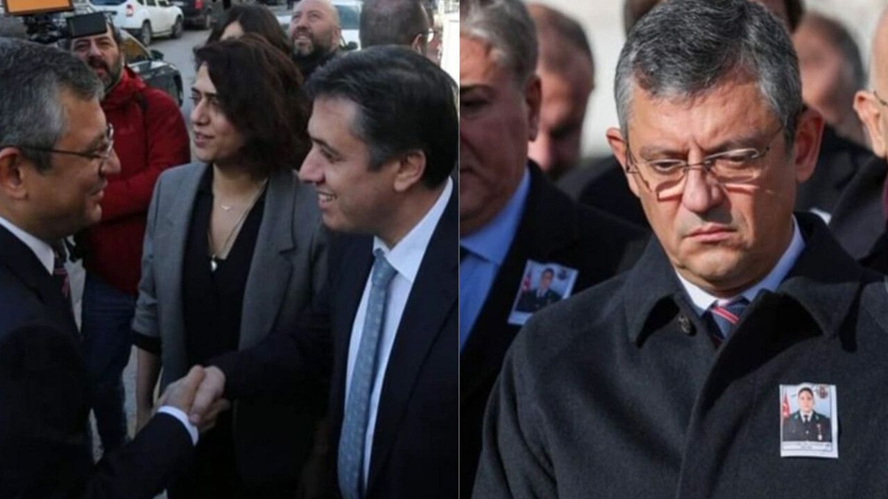 CHP lideri Özgür Özel&#039;den şehit cenazesi sonrası DEM (HDP) ziyareti