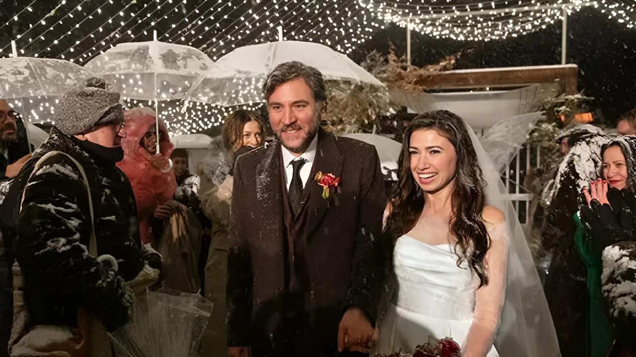 Karlar altında düğün: How I Met Your Mother’ın yıldızı evlendi