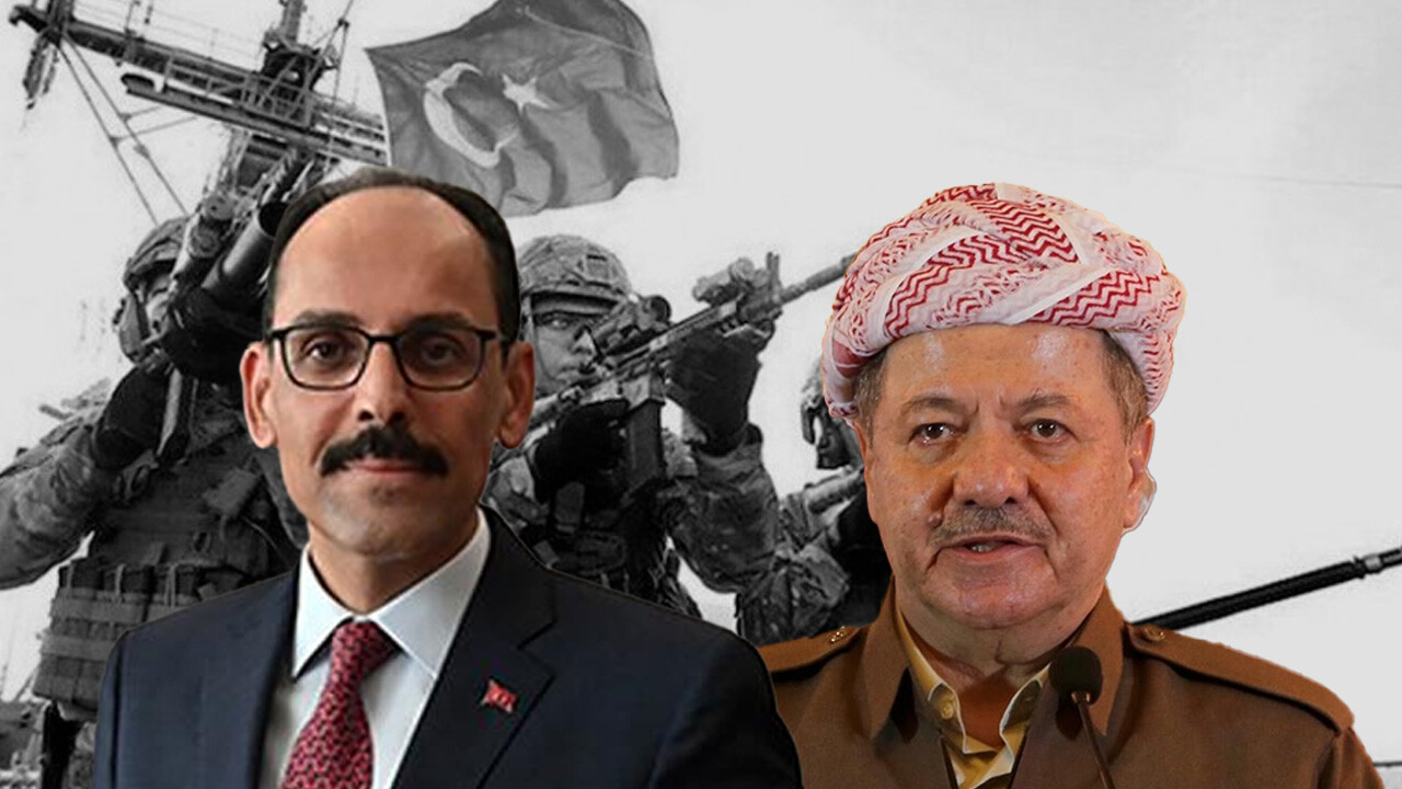MİT Başkanı İbrahim Kalın’dan, Mesut Barzani ile kritik görüşme