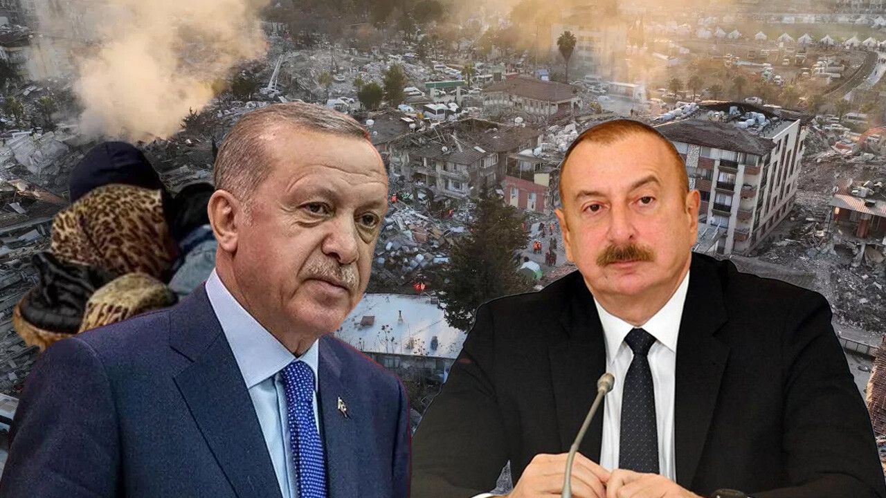 Aliyev&#039;den Erdoğan&#039;a 6 Şubat mesajı: &#039;Biz tek milletiz, iki devletiz, iyi günde kötü günde yanınızdayız&#039;