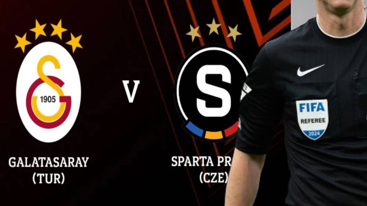 Son dakika: Galatasaray-Sparta Prag maçının hakemi belli oldu!