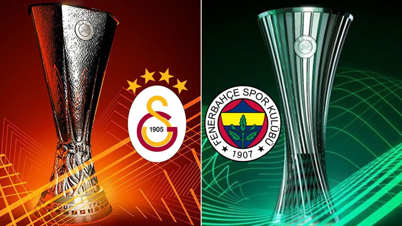 Galatasaray ve Fenerbahçe&#039;nin muhtemel rakipleri belli oldu! UEFA Avrupa Ligi ve Konferans Ligi kuraları çekiliyor