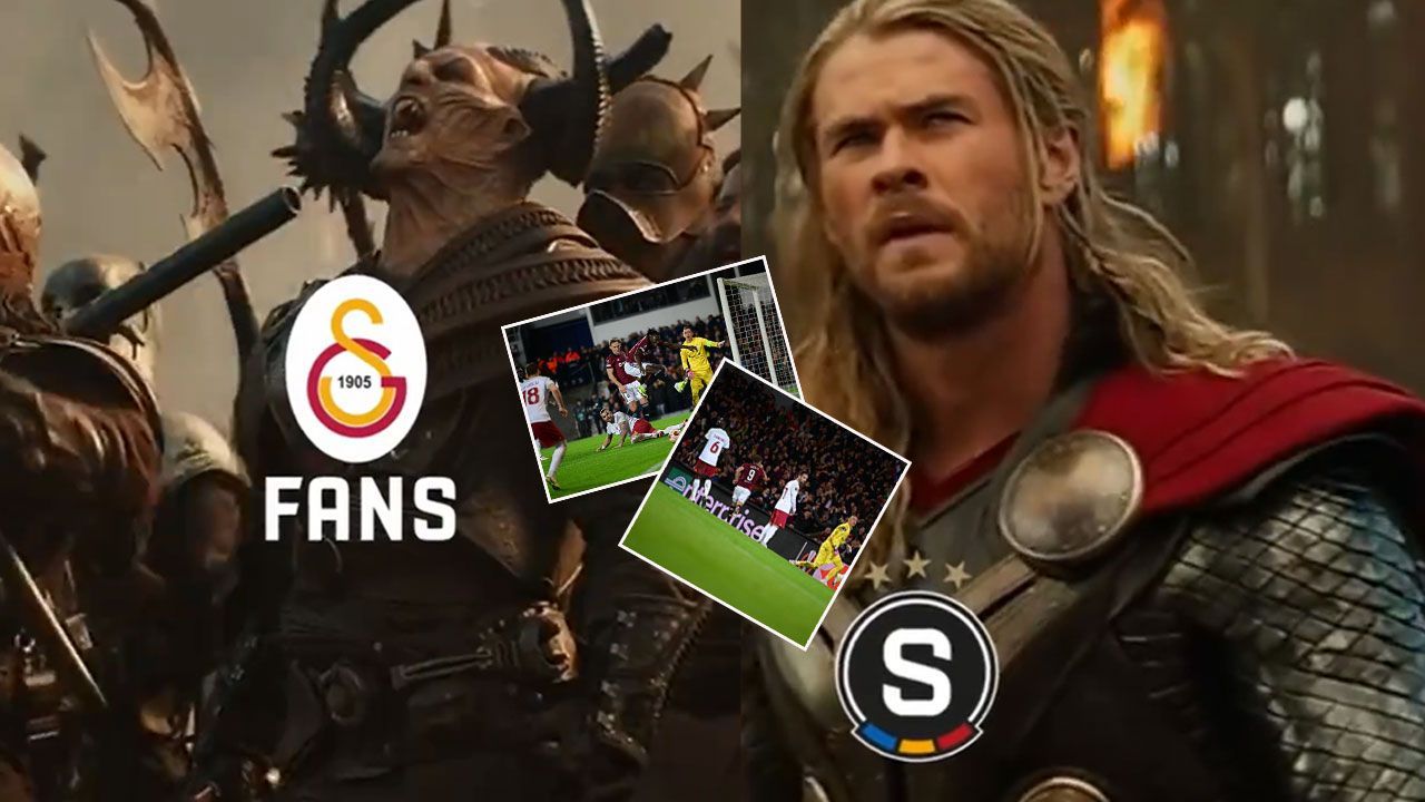 Sparta Prag&#039;dan Galatasaray&#039;ı kızdıran paylaşımlar! Thor filmiyle göndermede bulundular