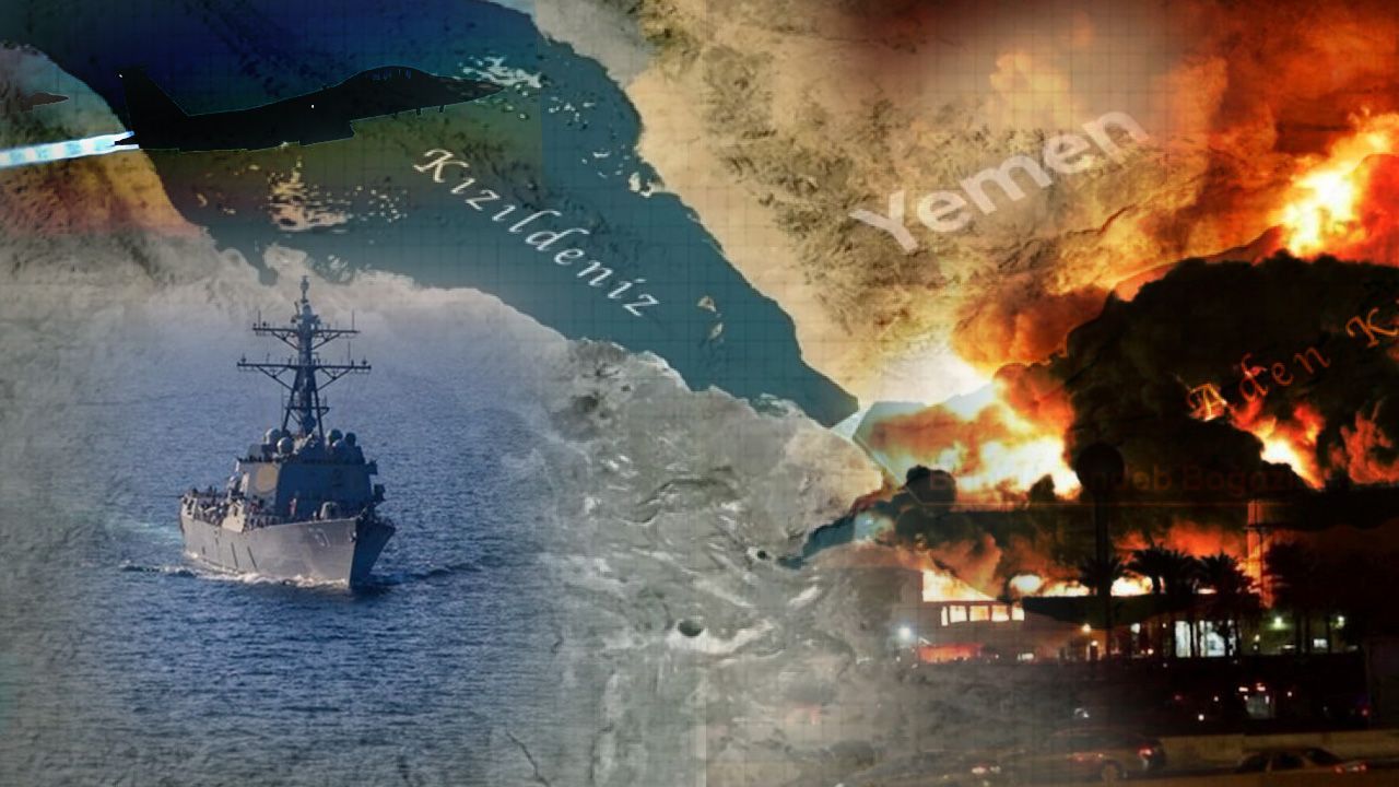 İran hedeflerine son zamanların en büyük operasyonu! ABD ve İngiltere Husileri bombaladı