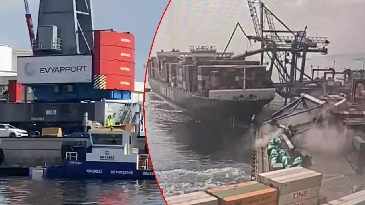 Kocaeli&#039;de geminin çarptığı liman işletmesi: Çalışmalar resmi kurumlarla sürüyor