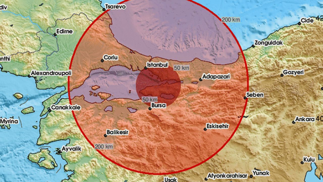 Marmara&#039;da hissedilen deprem! İstanbul, Bursa, Yalova ve çevre illerde de hissedildi