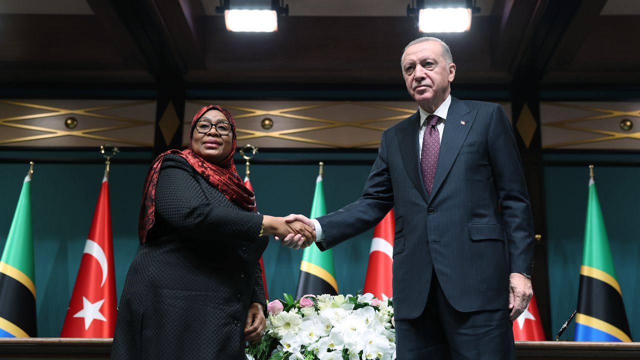 Cumhurbaşkanı Erdoğan duyurdu, Türkiye ile Tanzanya arasında anlaşmalar imzalandı! Ticaret hacminde yeni hedef 1 milyar dolar