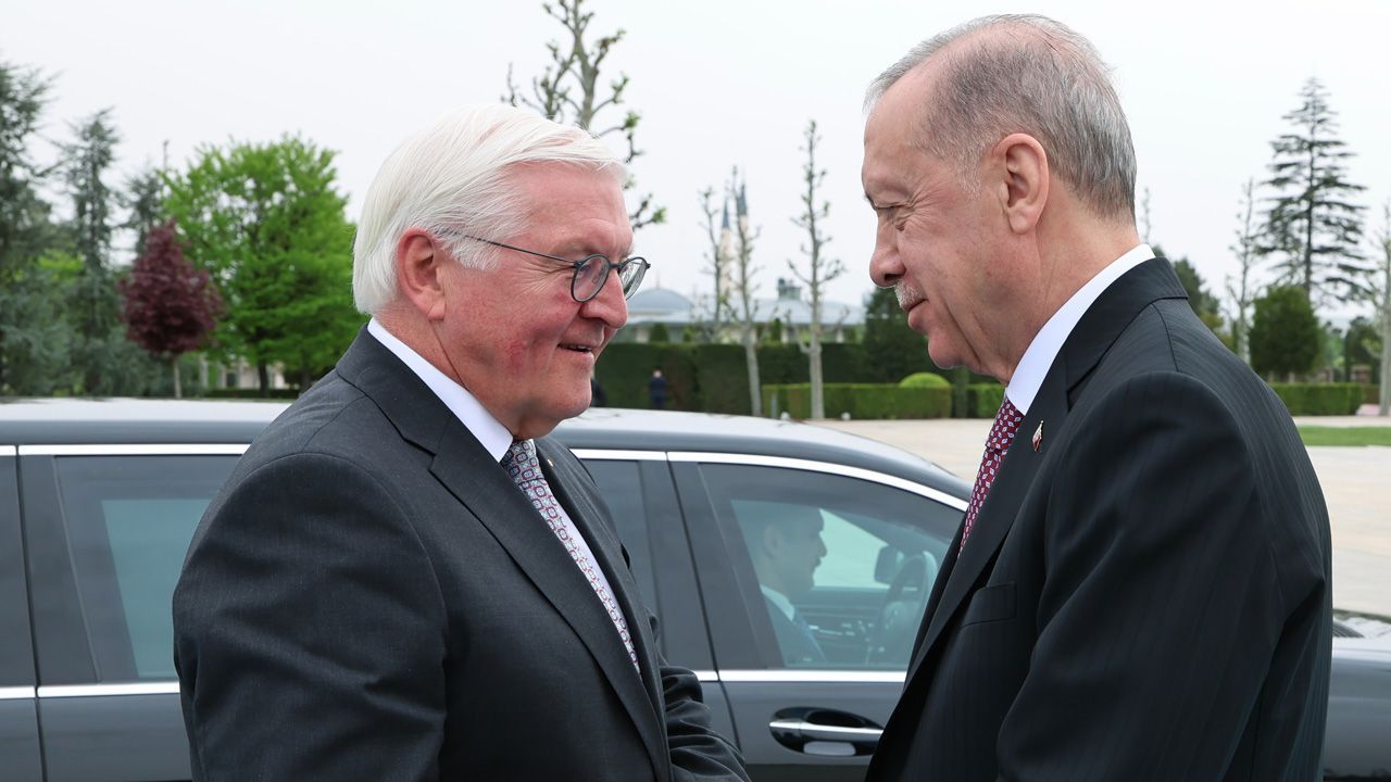  -Almanya'dan kritik ziyaret! Erdoğan Steinmeier'i ağırlıyor