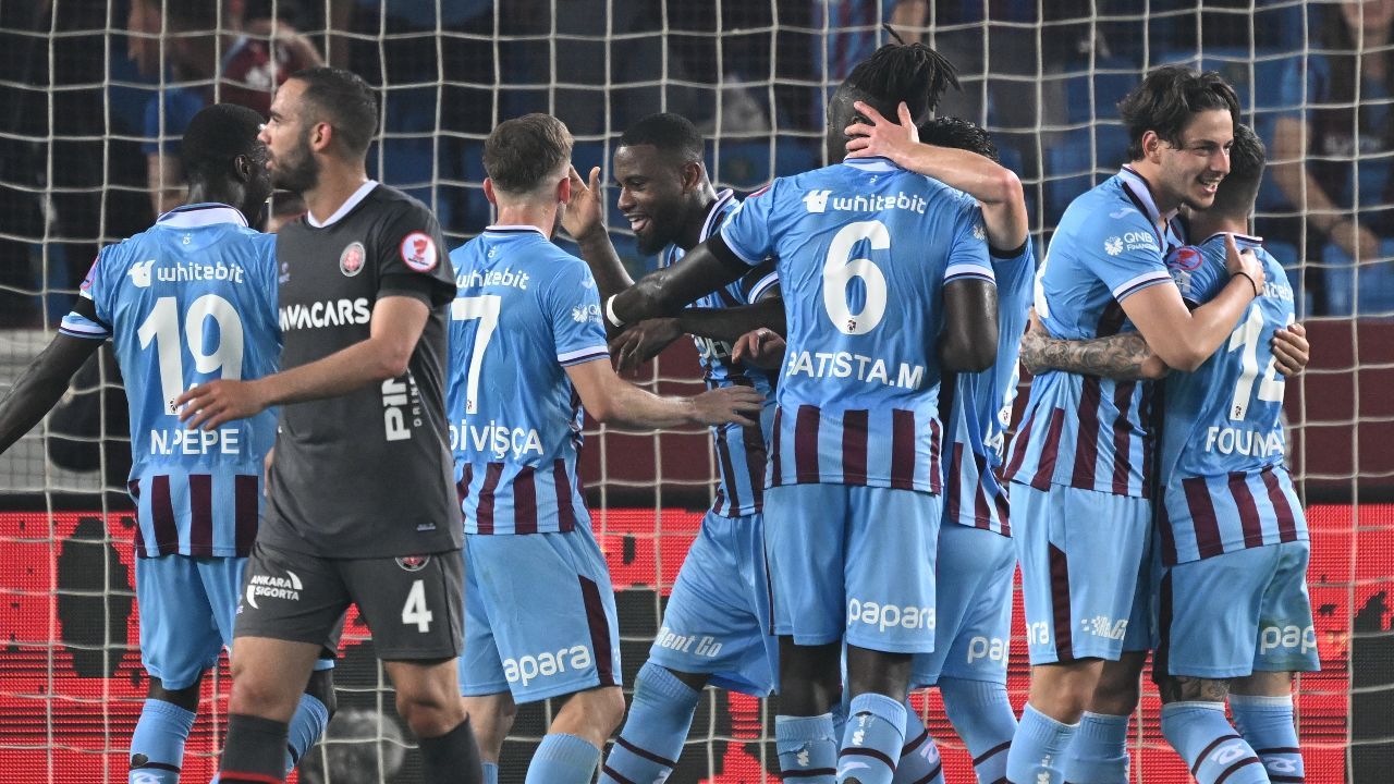 Trabzonspor - Karagümrük maçında 5 gol! Türkiye Kupası yarı final turu - SPOR