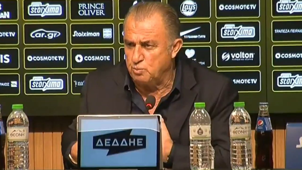 Fatih Terim'den Fransız hakeme tepki: Saygı duyulacak bir adam değilsin ki | AEK 3-0 Panathinaikos - Spor