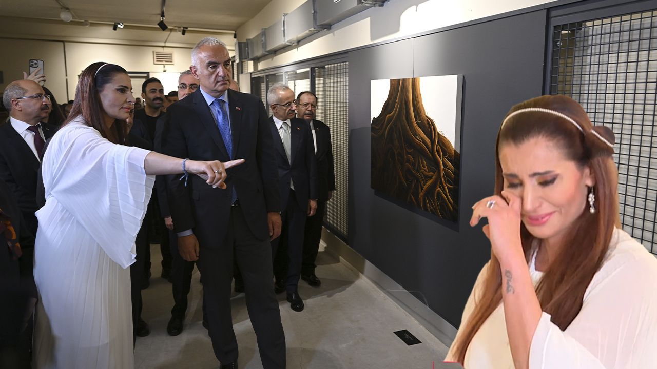 Açılışta gözyaşlarına boğuldu! Gazeteci Hande Fırat'tan "Devriamber" resim ve heykel sergisi - Kültür - Sanat