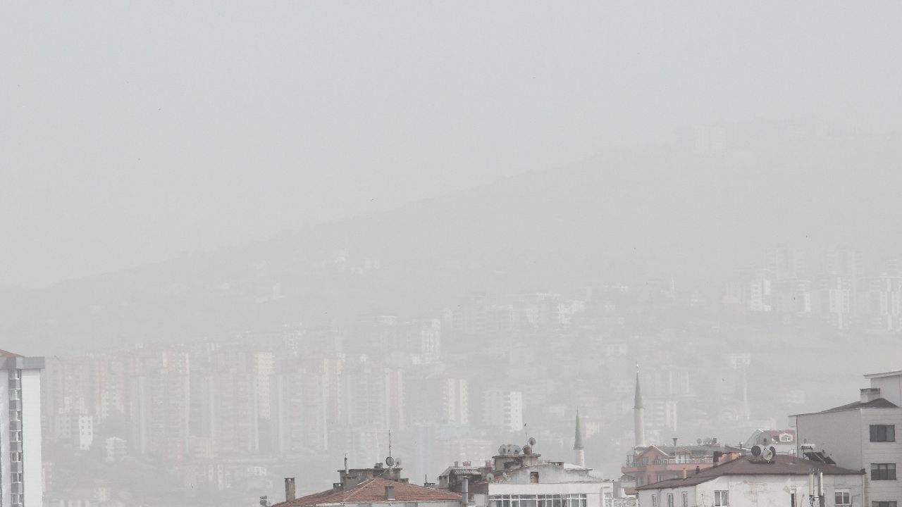 2500 kilometre uzaktan gelen tozlar Samsun'u en 'kirli' yaptı - GÜNDEM