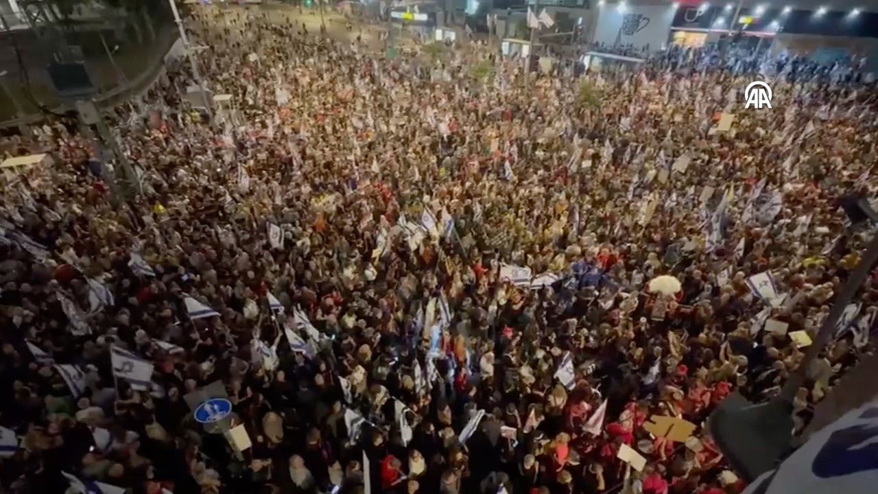 İsrail'de halk ayaklandı "Esirleri alın, savaşı bitirin" - Dünya