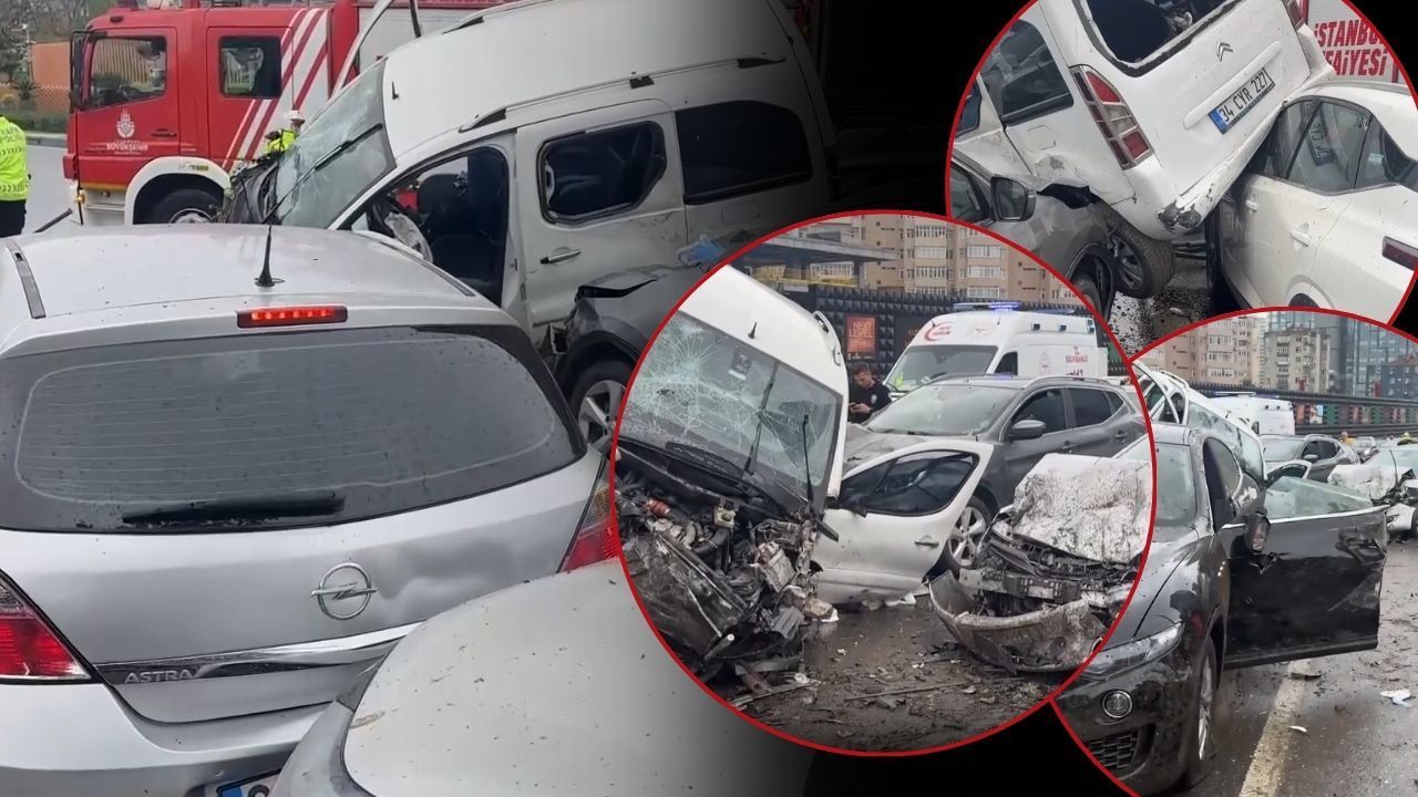  -İstanbul'un göbeğinde feci kaza