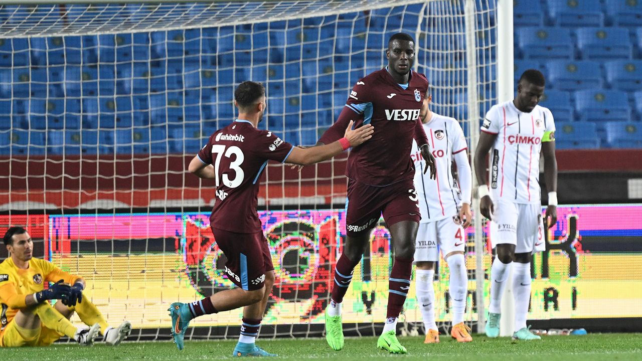 Trabzonspor iki farklı geriye düştüğü maçta Gaziantep’i Onuachu'nun resitaliyle devirdi - Spor