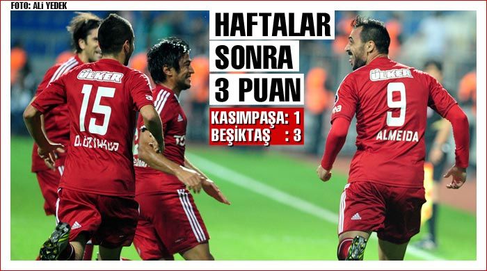 Kasımpaşa: 1 - Beşiktaş: 3
