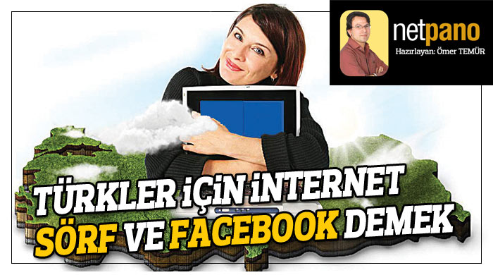 Türkler için internet sörf ve Facebook demek