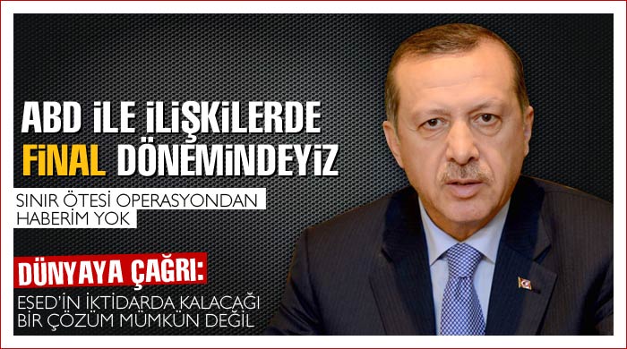 Erdoğan: Esad&#039;lı çözüm olmaz