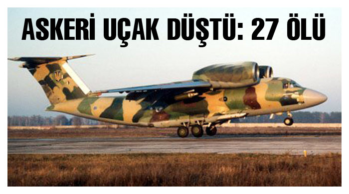 Kazakistan&#039;da askeri uçak düştü: 27 ölü