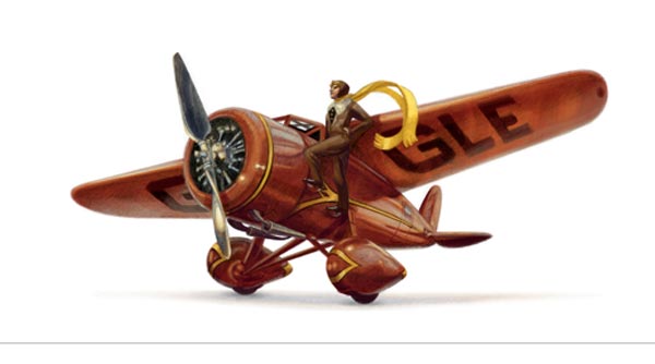 Google, Amelia Earhart&#039;i unutmadı