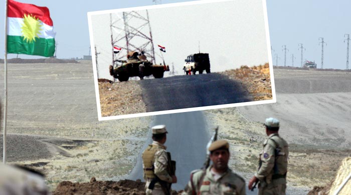 Irak ordusu ile peşmerge karşı karşıya