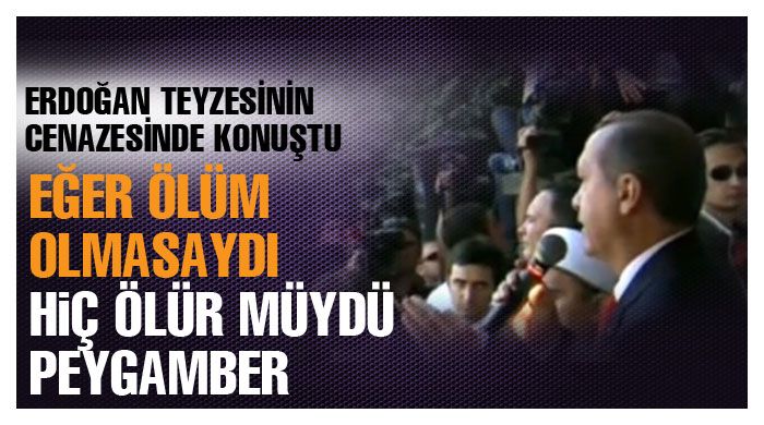 Başbakan Erdoğan&#039;ın teyzesi defnedildi