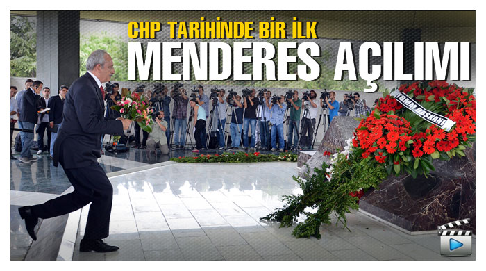 Kılıçdaroğlu, Menderes&#039;in kabrini ziyaret etti