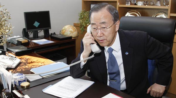 BM Genel Sekreteri&#039;ne eşek şakası