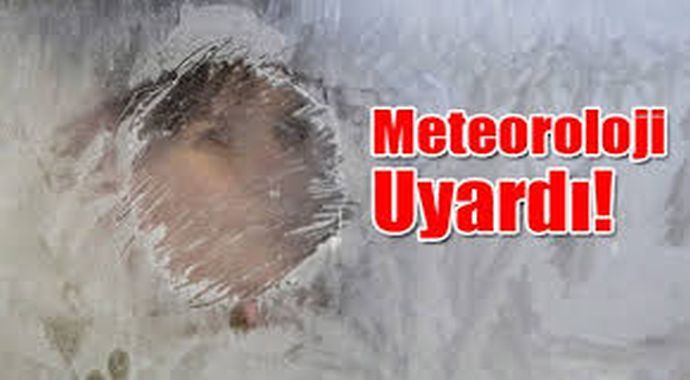 Meteoroloji&#039;den &#039;Zirai don&#039; uyarısı