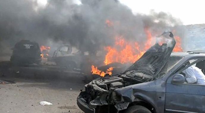 Libya&#039;da bomba yüklü araç patladı