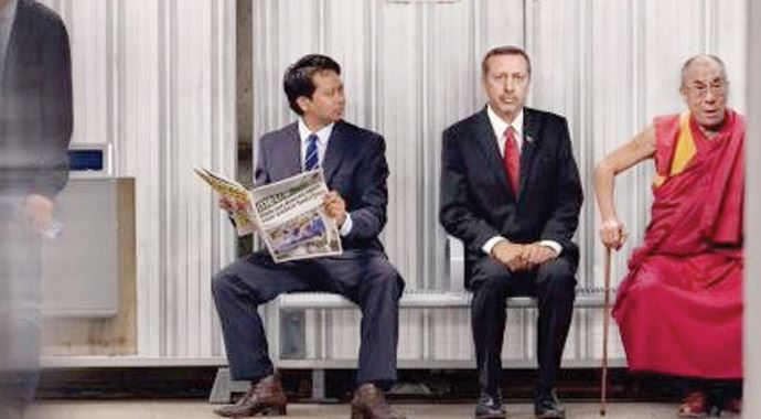 Başbakan Erdoğan metroda