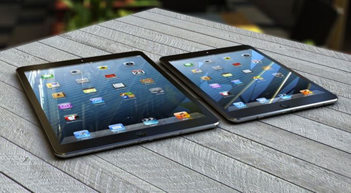 En ince tablet iPad 5 mi