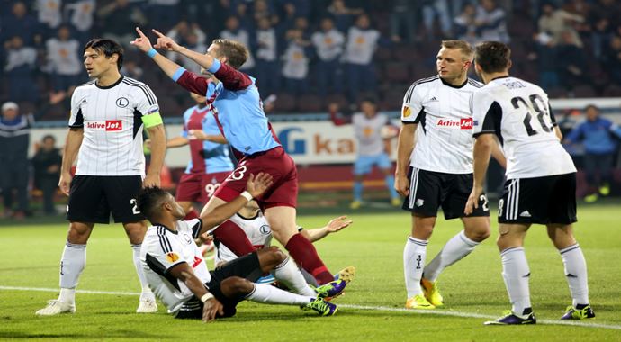 Trabzonspor 2-0 Legia Warszawa özeti ve golleri