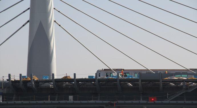 İstanbul Haliç Metro Köprüsü&#039;nde son durum