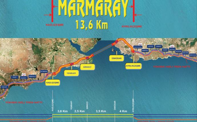 İşte Marmaray&#039;ın sefer saatleri