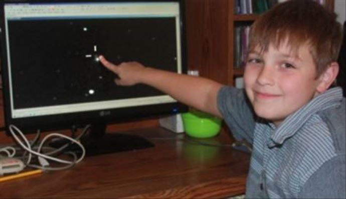 10 yaşındaki çocuk süpernova keşfetti